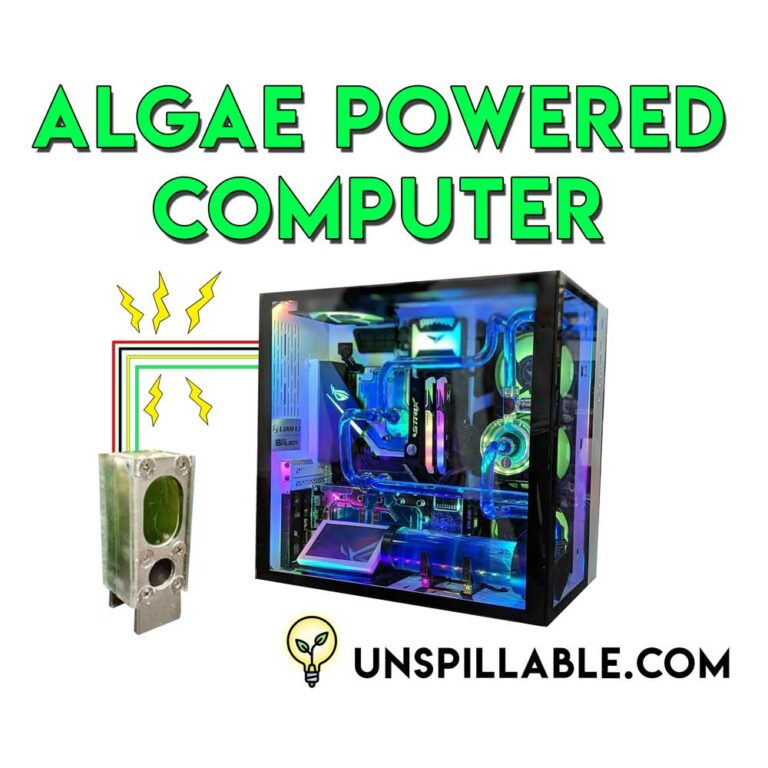 algae powered computer biofuel electricity components